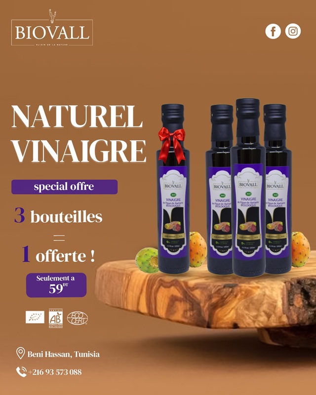 Pack de Vinaigre de Figue de barbarie Biologique – Image 2